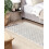 Beliani Rug OMERLI White 80 x 150 cm Wool 3