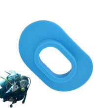 Snorkel Mouthpiece Lip Protection Silicone Lip Guard For Deep Diving And Freediving Breathing Device Sky Blue