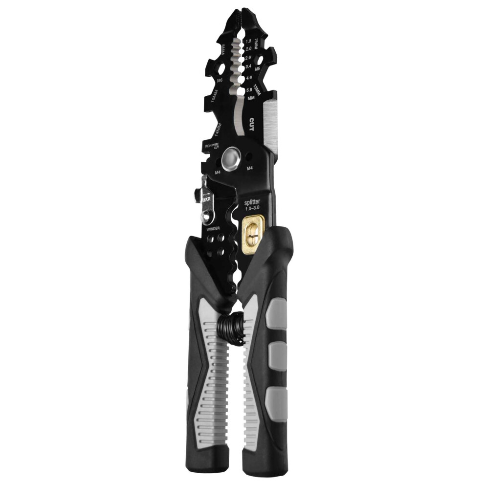 25 In 1 Multifunctional Wire Stripper And Crimping Tool With Ergonomic Grip For Electricians And Diy 9382693379290