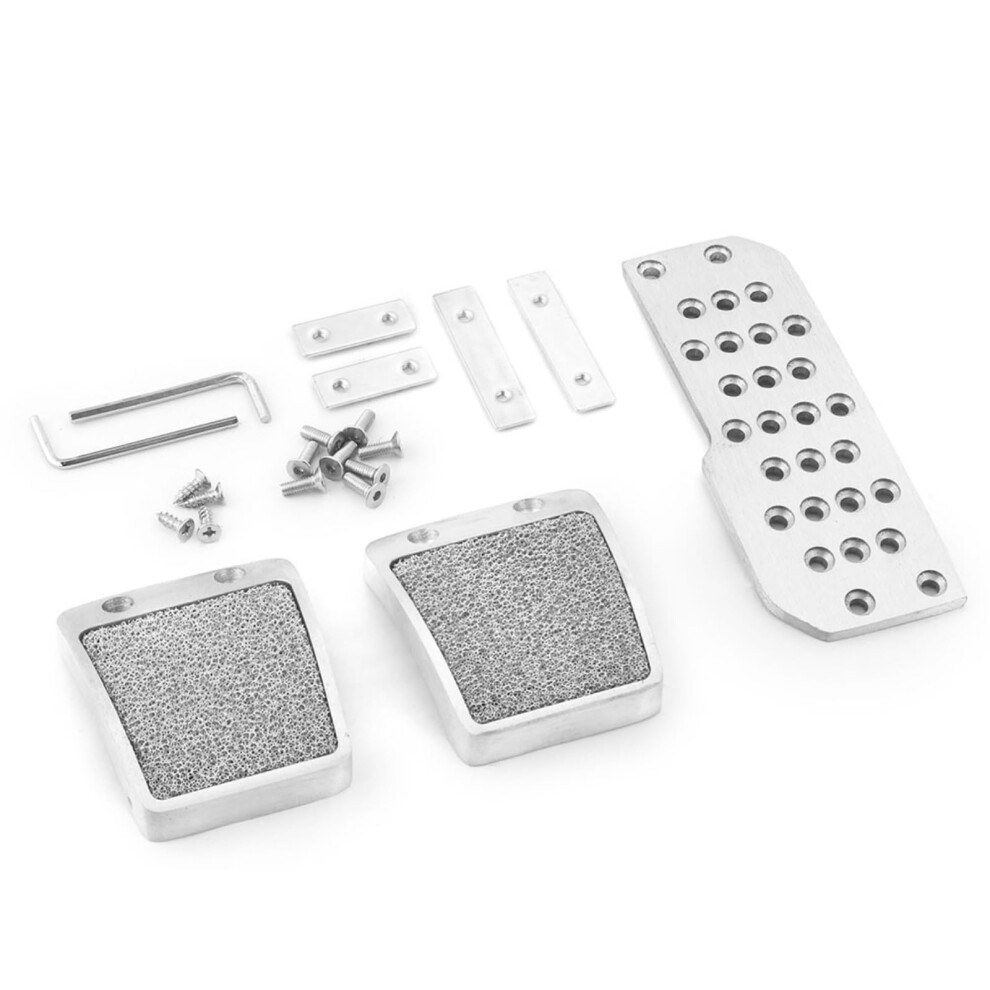 Car Brake Pedal Pad Aluminum Alloy Cover With Antislip Wide Surface For Enhanced Control 9199774659727