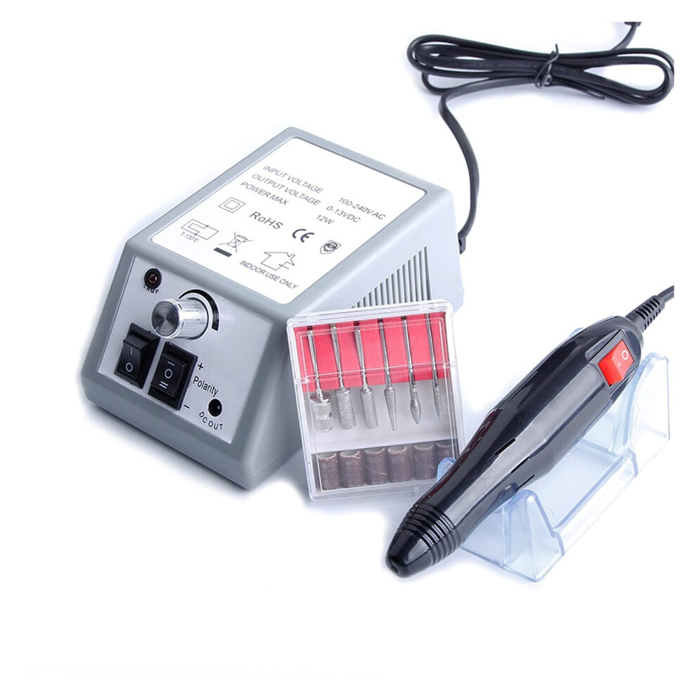 Electric Nail Drill 20000RPM Rechargeable Nail File Kit with Variable Speed for Manicure and Pedicure
