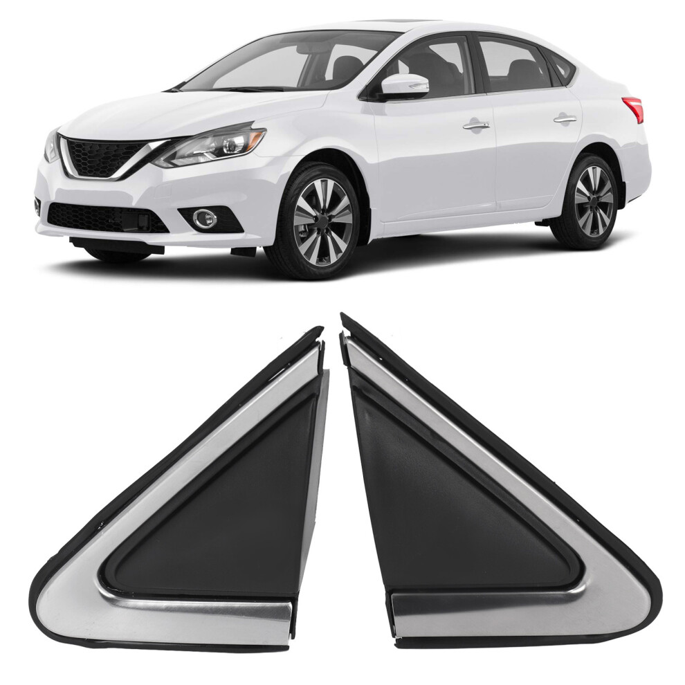 Sentra Rear View Mirror Triangle Trim 96319 3Ra0a Replacement Pair 8751382015640