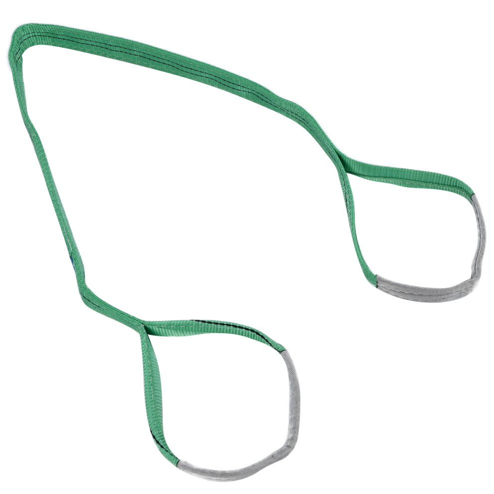 2T Flat Lifting Sling Polyester Webbing Strap 4M Green Crane Rigging 6941382391390