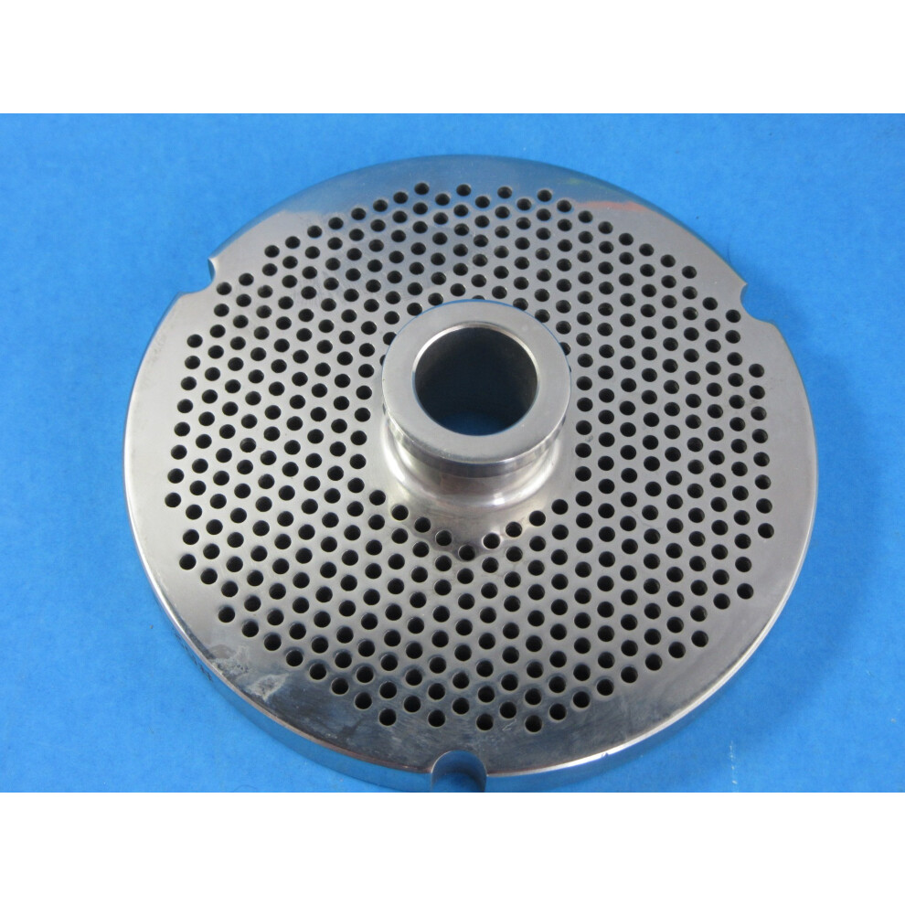 #52 Stainless Steel Meat Grinder Plate 1/8 Inch Holes Fine Grind Commercial Use For Hobart 9094768912508