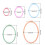 5Pieces Embroidery Hoop Stitching Hoop Frame for Embroidery 3