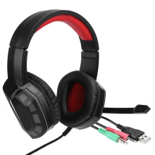 Cuffie da gioco per PS4 con suono surround, microfono con cancellazione del rumore, luce LED, design ergonomico, design resistente, ampia
