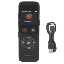Stemmeopptaker for klasseromsundervisning, HiFi MP3Mini bærbar digital støyreduksjonsteknologi som sikrer klarhet i original lydgjenoppretting,