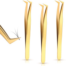 Hulpmiddelen voor wimperverlenging, roestvrijstalen pincet voor klassieke individuele en volume wimperverlengingen, zeer nauwkeurige punten voor