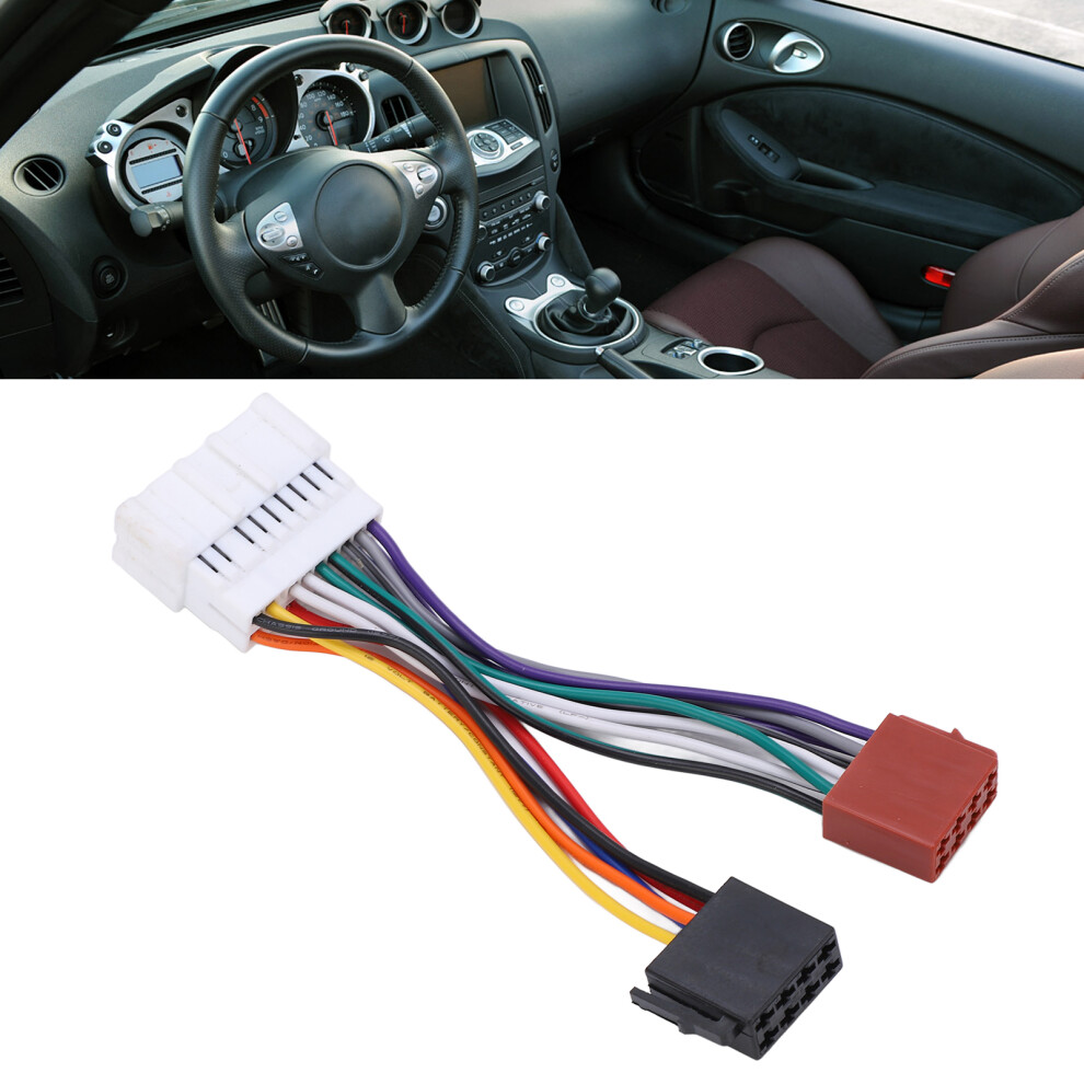 Nissan 370Z Iso Radio Wiring Harness Adapter Cable For Car Audio System 3021376360601