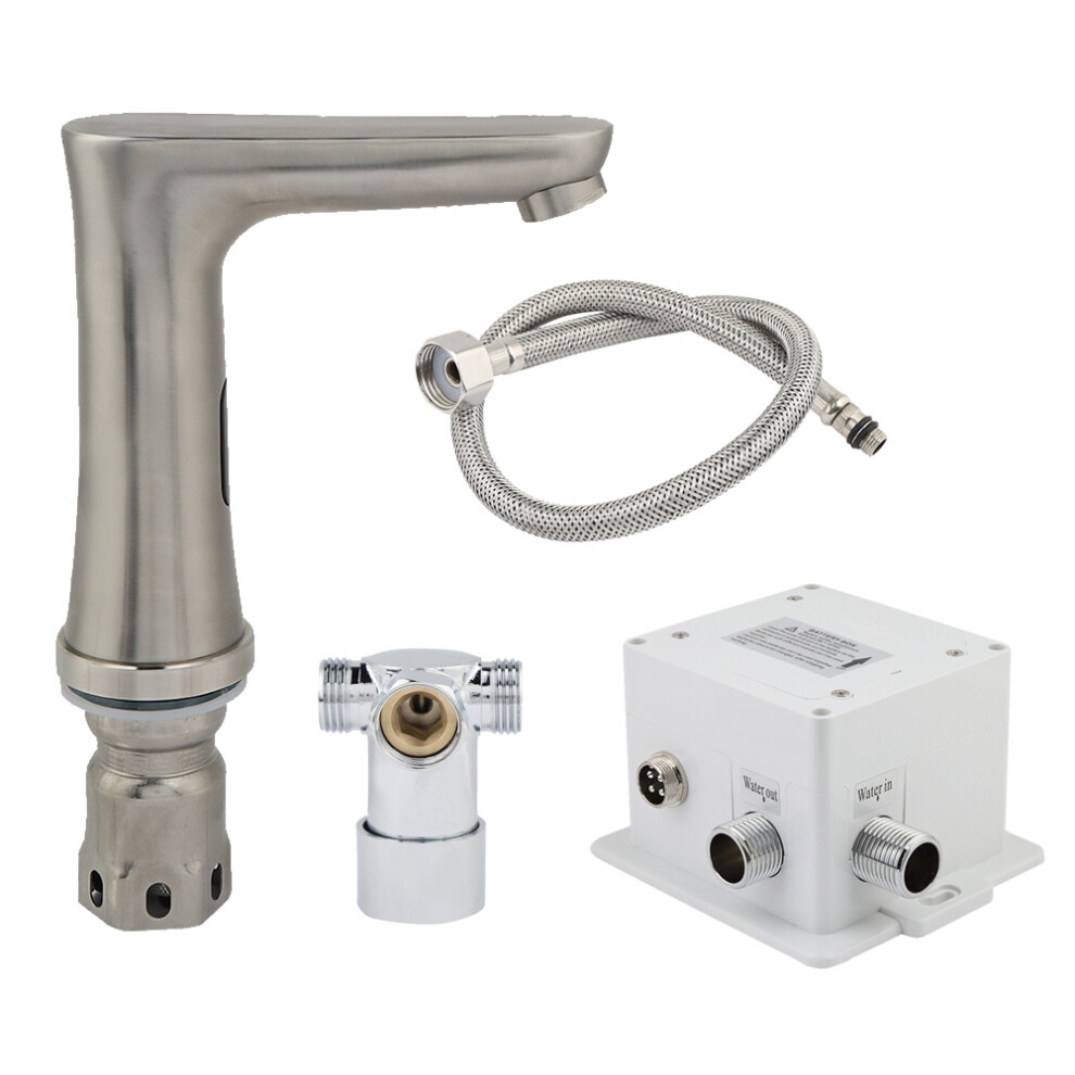 Touchless Bathroom Faucet, Automatic Sensor Faucet With Superior Copper Non-Toxic Finishes, Eco-Friendly Erosion-Proof For Long-Term Use, Non-Touch 9340258736568