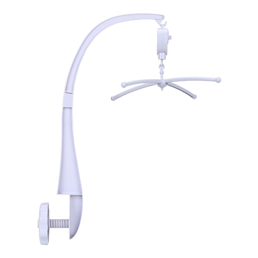 Baby Bed Holder Crib Cot Mobile Arm Bracket Nut Screw Bed Bell Rotating Shelf Compatible with Standard Cribs