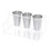 Acrylic Hair Tool Organizer Countertop Storage Box for-Clear 1