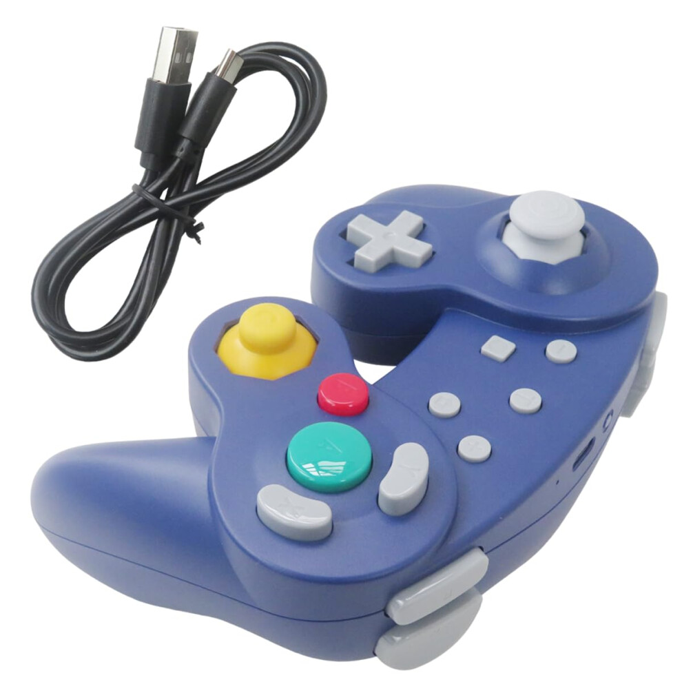 Wireless Switch Controller With Turbo And Motion Control For Nintendo Switch/Pc/Steam Purple 9199774661249