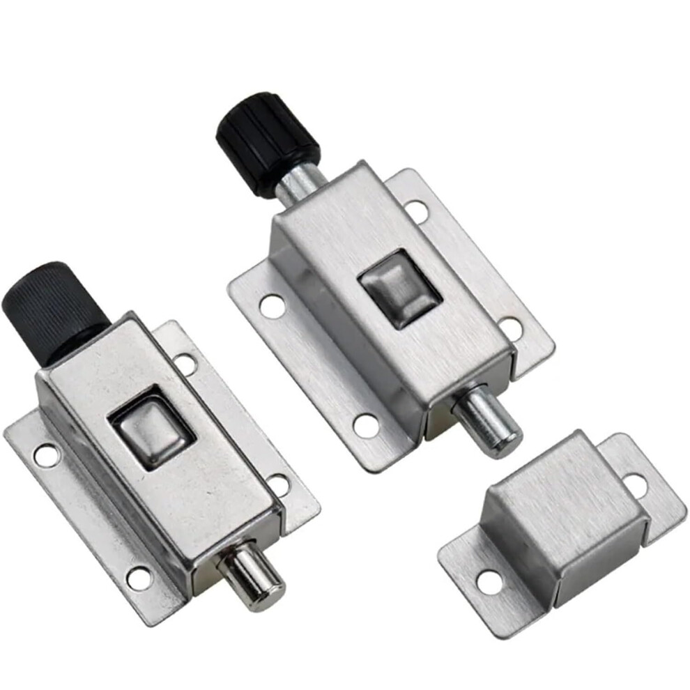 304 Stainless Steel Automatic Bolt Lock For Doors And Windows, Corrosionresistant, 1Pcs 9199774661287