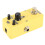 Gelber Mini Modulation-Effektpedal für E-Gitarre, Metallgehäuse 12