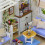 Miniatur mit Möbeln DIY Holzbausatz Minihaus 6