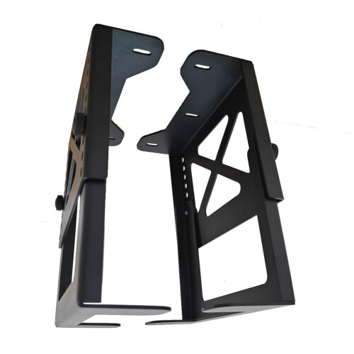 Computer Under Desk Mount Multimedia Device Bracket, Adjustable SpaceSaving PC Mount For Bedroom Home Workstation Dorm