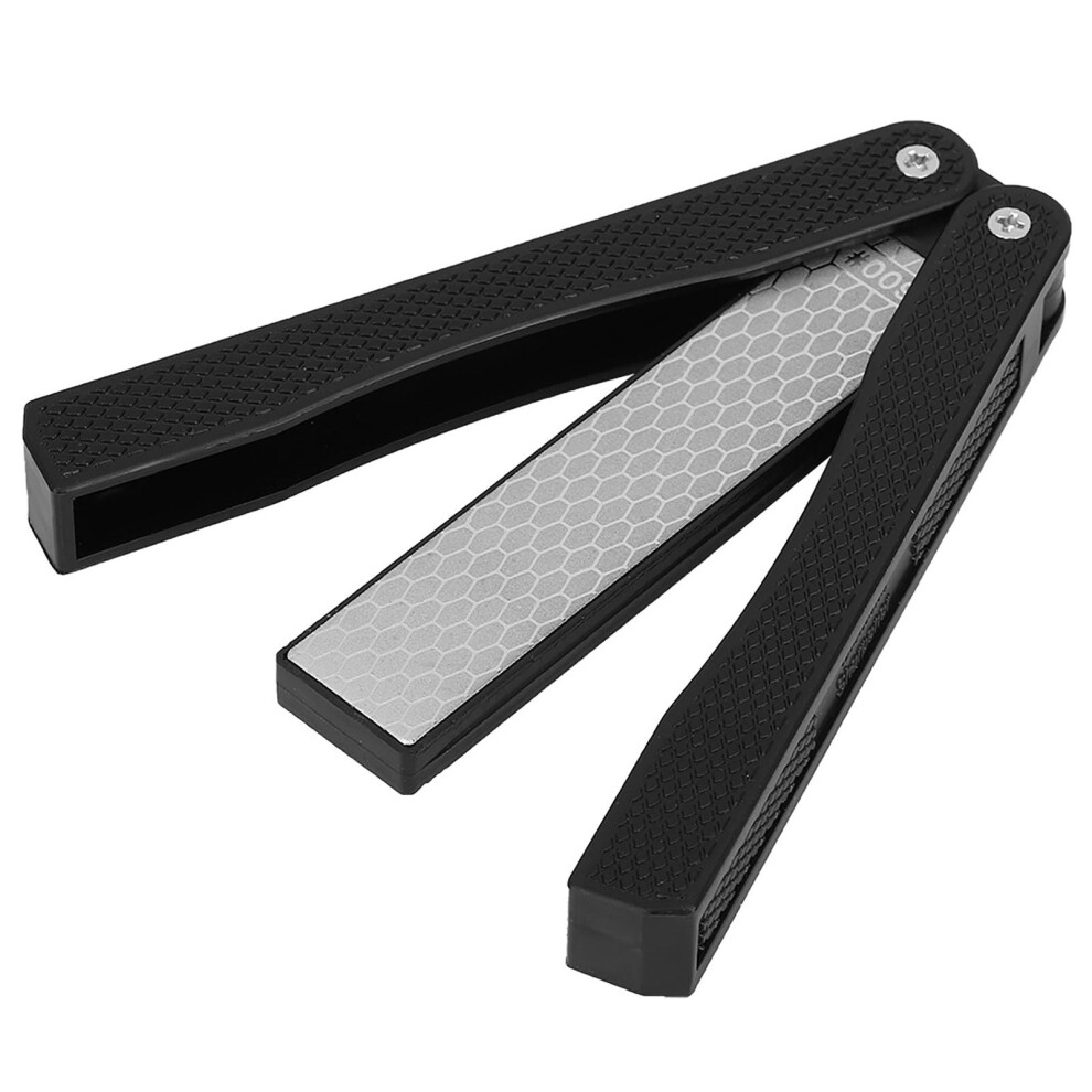 Knife Sharpener Dual Grit Folding Whetstone With Nonslip Grip For Outdoor Camping And Kitchen 9094768913710