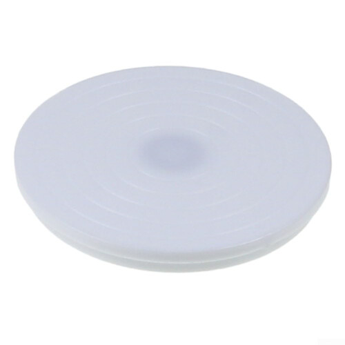 ABS 360 Rotating Cake Turntable with Scale, NonSlip Stand for Baking and Decorating – White