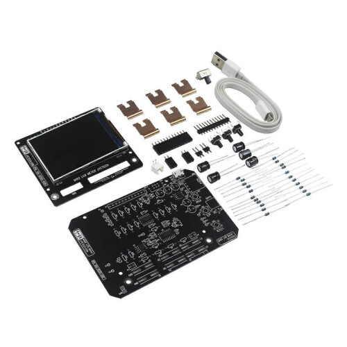 M162 LCR Meter DIY Kit USB Fully Automatic Ranging Easy Build Portable Meter