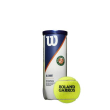 Confezione da 3 palline da tennis Wilson Roland Garros tutte le superfici