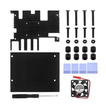 for Orange Pi 5 Plus Case Aluminum Heavy Duty Passive Cooling Metal Case