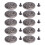 10 Sets Nieten mit Blumenmuster, 26 mm, 2