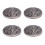 10 Sets Nieten mit Blumenmuster, 26 mm, 5