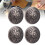 10 Sets Nieten mit Blumenmuster, 26 mm, 12