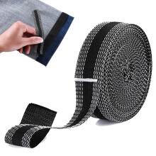 Trouser Band Hem Tape 10M SelfAdhesive Fit Black Universal Fit For Trousers And Shorts