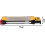 Knife Sharpener DoubleSided for Camping and Kitchen, Efficient Sharpening of Various Blades Yellow 3