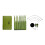10Pairs Interchangeable Circular Knitting Needle Set with 1