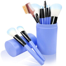 Glamour In Motion 4-in-1 Multifunktions-Make-up-Pinselset, perfektes Geschenk für Foundation, Lidschatten, Rouge und Puder, kompaktes und