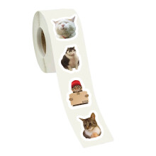 500Pcs Cats Animal Decorative Sticker for Scrapbooking Photo