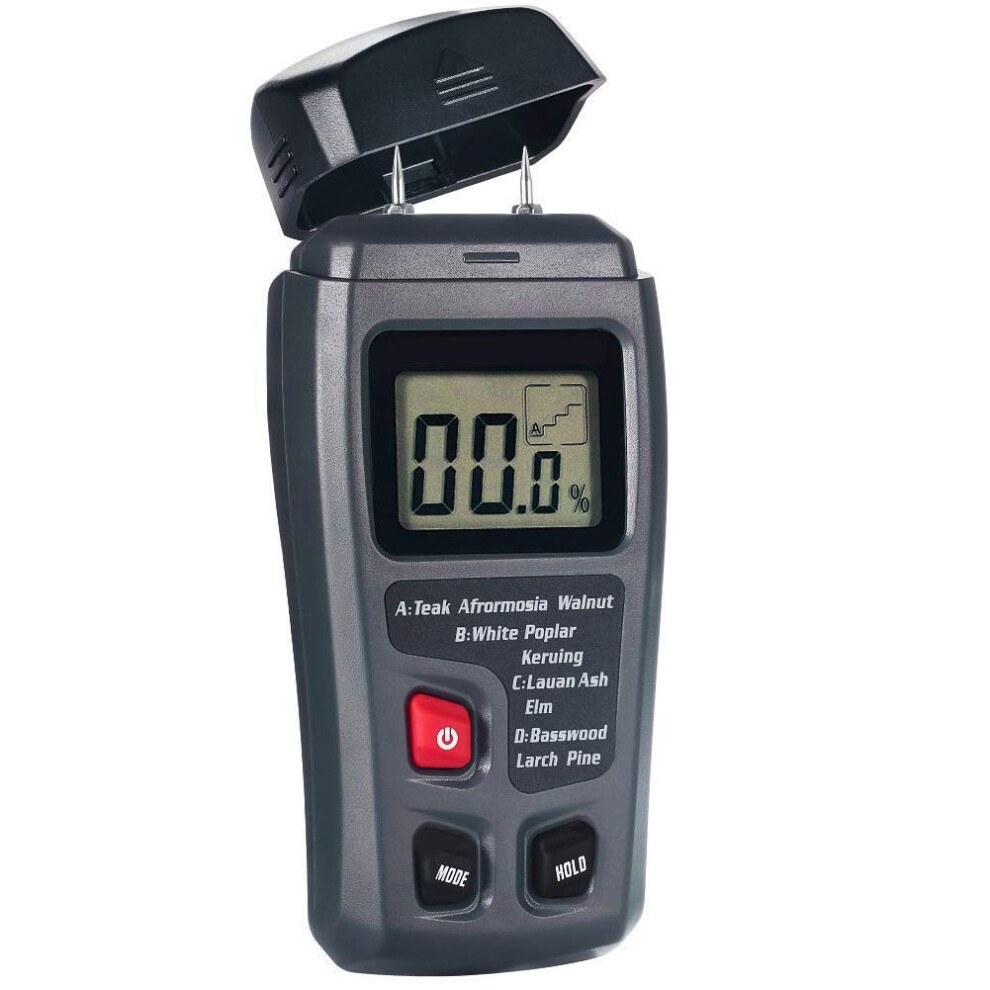 Wood Moisture Meter With Large Lcd Display, Accurate Timber Tester For Carpentry And Construction 9094768914625