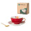 European Bone China Coffee Cup Set Delicate-red cowhide box 5 1