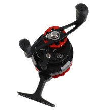 Metal High Foot Raft Wheel Reel 3.6:1 Gear 221g Black Red