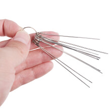 Metal Guitar Nut Slotting File Kit 10 Rods Portable 8.5cm