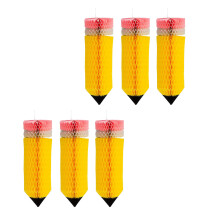 Pack of 6 School Commencement Swirls Ornament Eye Catching