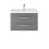 Balterley Balterley 800mm Wall Hung 2 Drawer Vanity Unit with Ceramic Basin - Cool Grey 2