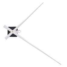 1Set DIY Quartzs Watch Silents Wall Clock Movement-Silver