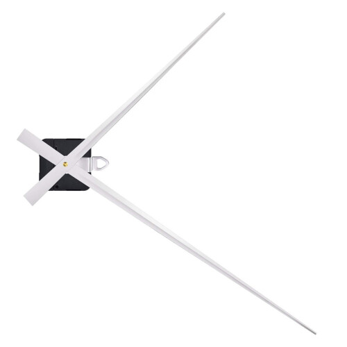 1Set DIY Quartzs Watch Silents Wall Clock Movement-Silver