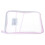 Waterproof Dustproof Zippered Pouch Book Storage Bag for-Pink 1