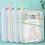 Waterproof Dustproof Zippered Pouch Book Storage Bag for-Pink 4