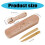 Tailors Clapper Set with Bone Pen and Seam Roller Pressing Tool 3