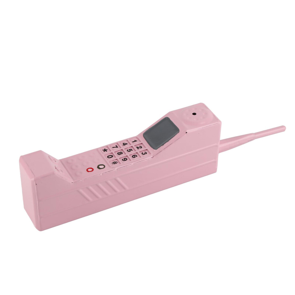 Retro Brick Phone Prop With Authentic 90S Design, Durable Iron Vintage Mobile For Photography 9094768914779