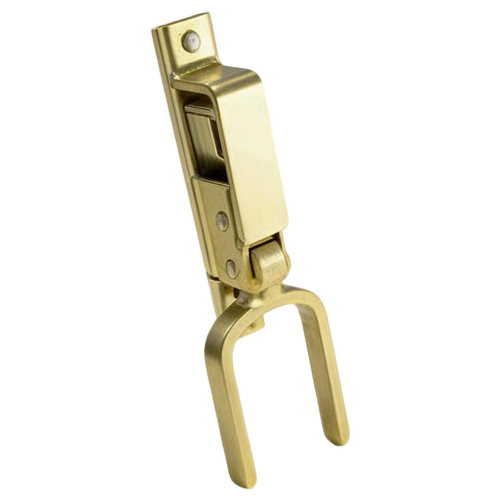 Heavy Duty Automatic Gate Latch With Spring Lock, Onehand Operation, Weatherproof Gold 9187378915912