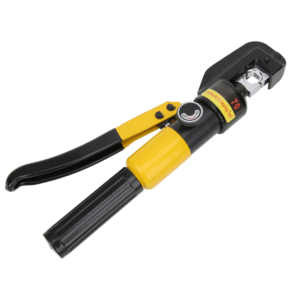 Hydraulic Pliers 6 Tons Portable Crimping Tool With 16 Molds Yqk-70 8491379561223