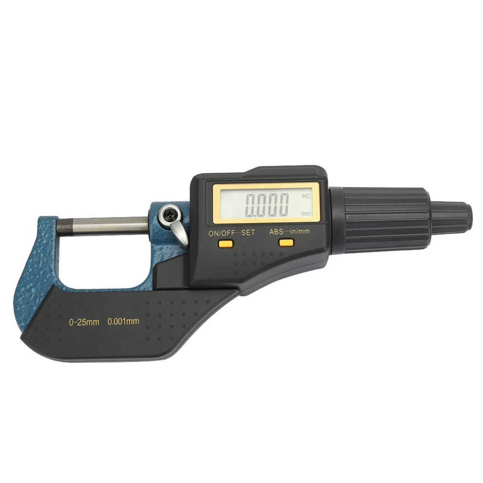 Electronic Micrometer With Secure Locking Mechanism And Coarse Adjustment Tube, Cemented Carbide Construction For Accurate Measurements 9382693389077