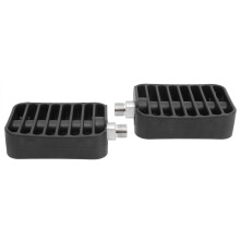 Plastic Canoeing Kayak Foot Braces Pedal Plate Accessories Black 337g